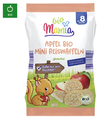Mamia Organic Apple Rice Cake