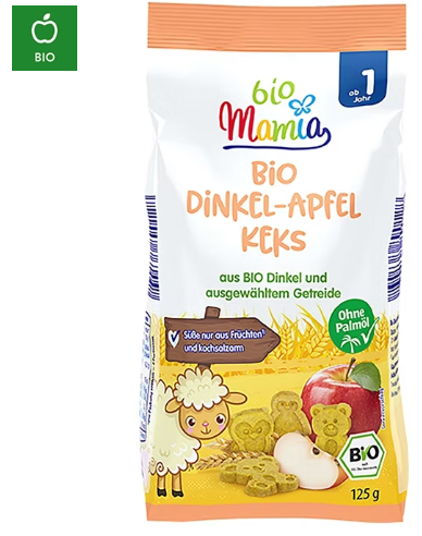 Mamia Organic Spelt Apple Cookie